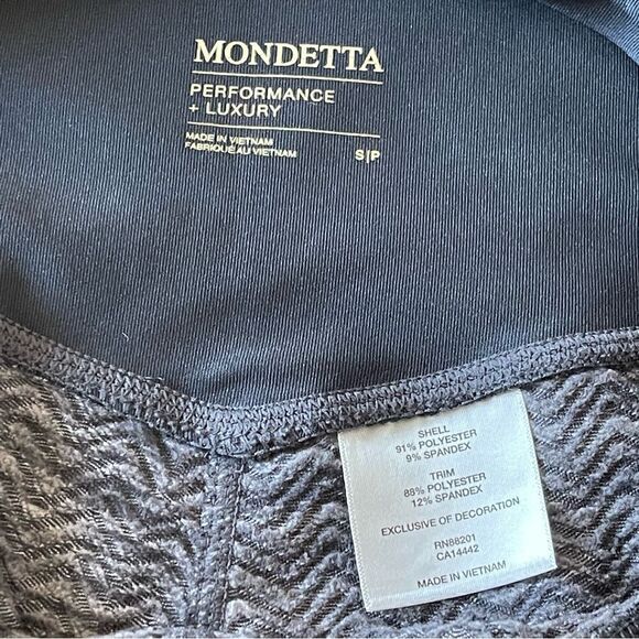 Mondetta Performance + Luxury Blue Silver Herringbone Leggings Size Small - Picture 4 of 11